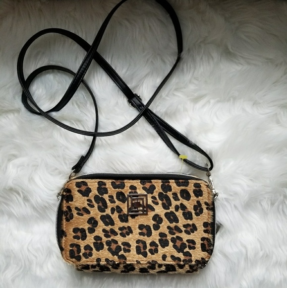 Liz Claiborne Handbags - Leopard print crossbody